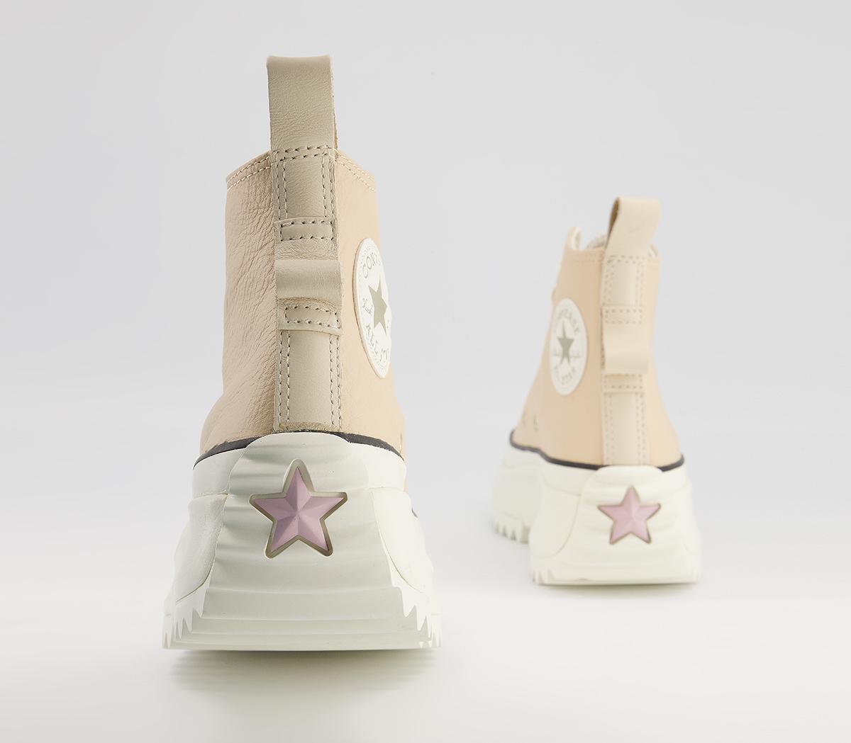 Converse Run Star Hike Platform Trainers Converse Run Star Hike Platform Trainers Cream Mono
