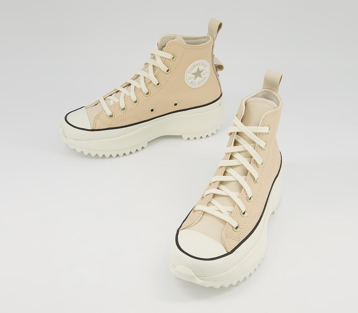 Converse Run Star Hike Platform Trainers Converse Run Star Hike Platform Trainers Cream Mono