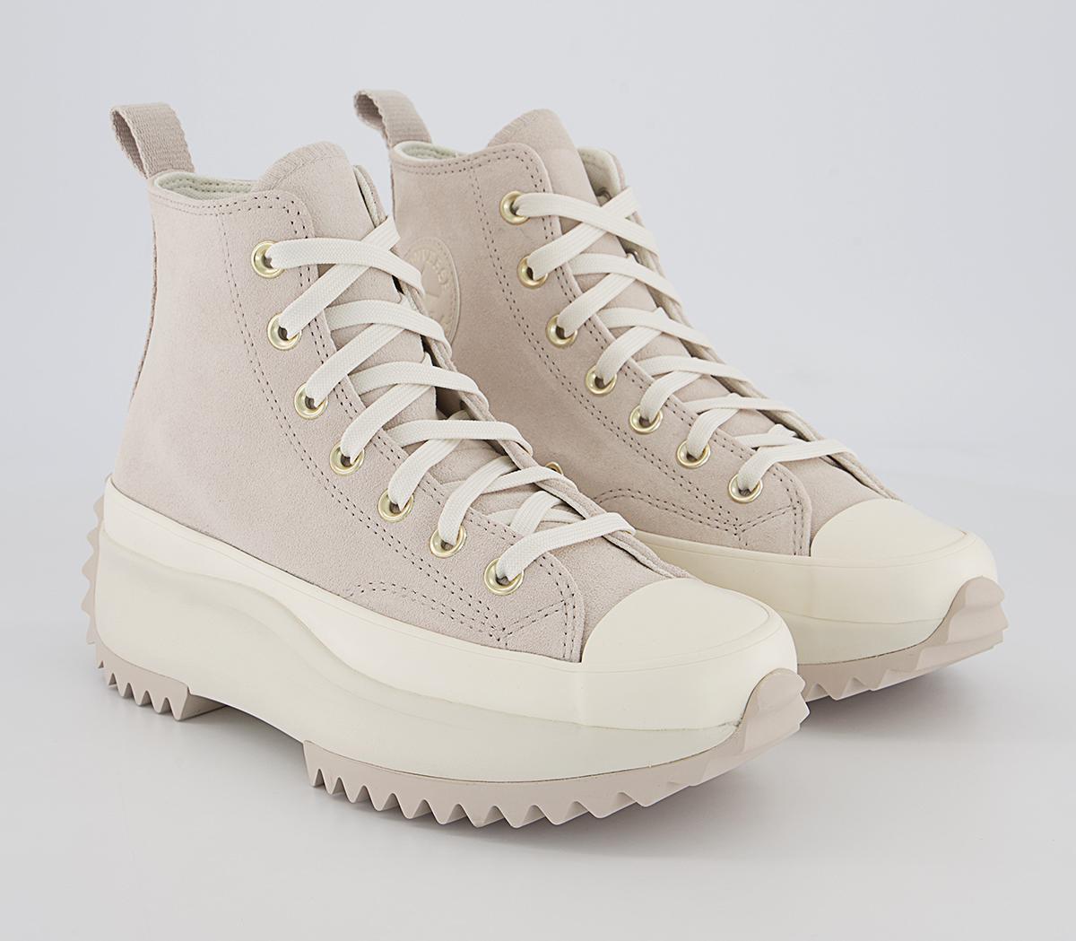 Converse Run Star Hike Platform Trainers Desert Sand Egret Egret