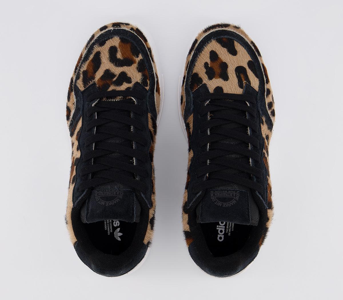adidasSupercourt TrainersBlack Raw Desert Leopard