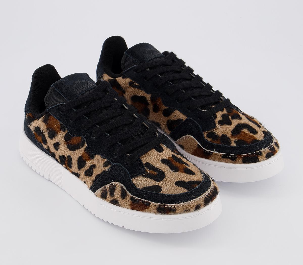 adidasSupercourt TrainersBlack Raw Desert Leopard