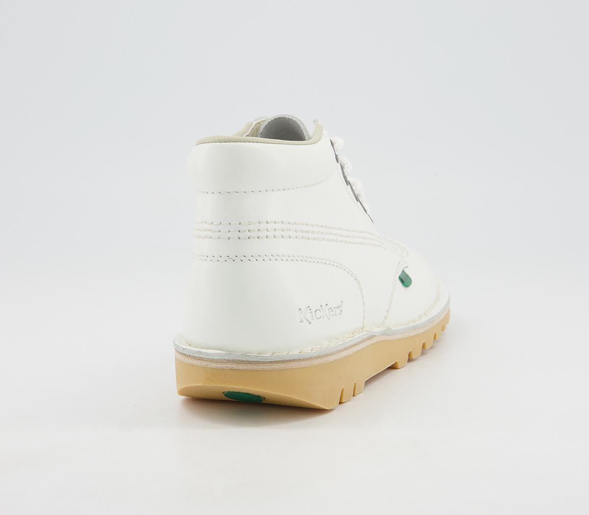 KickersKick Hi BootsWhite Leather