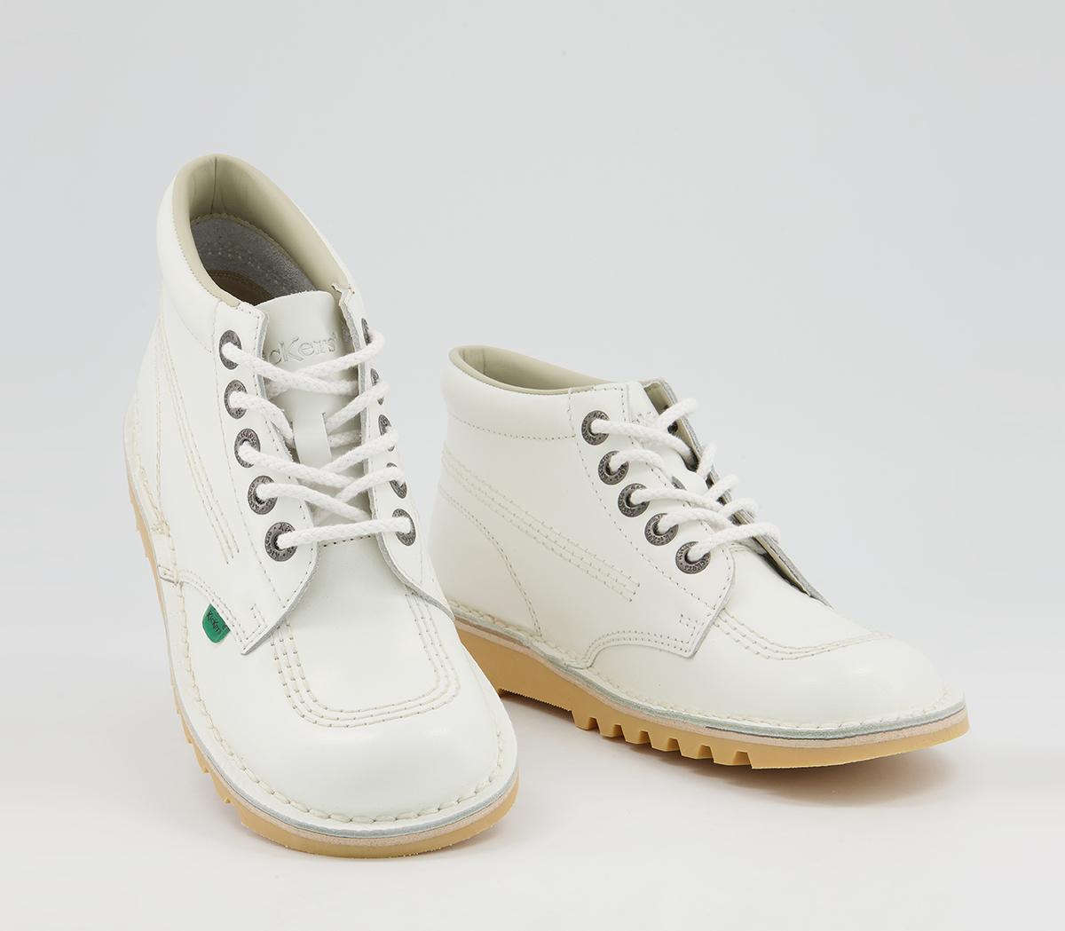 KickersKick Hi BootsWhite Leather