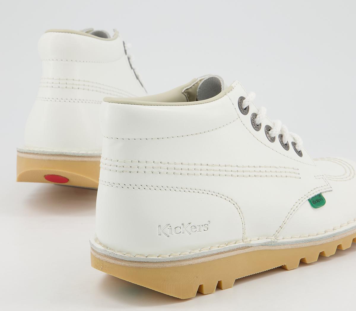 KickersKick Hi BootsWhite Leather