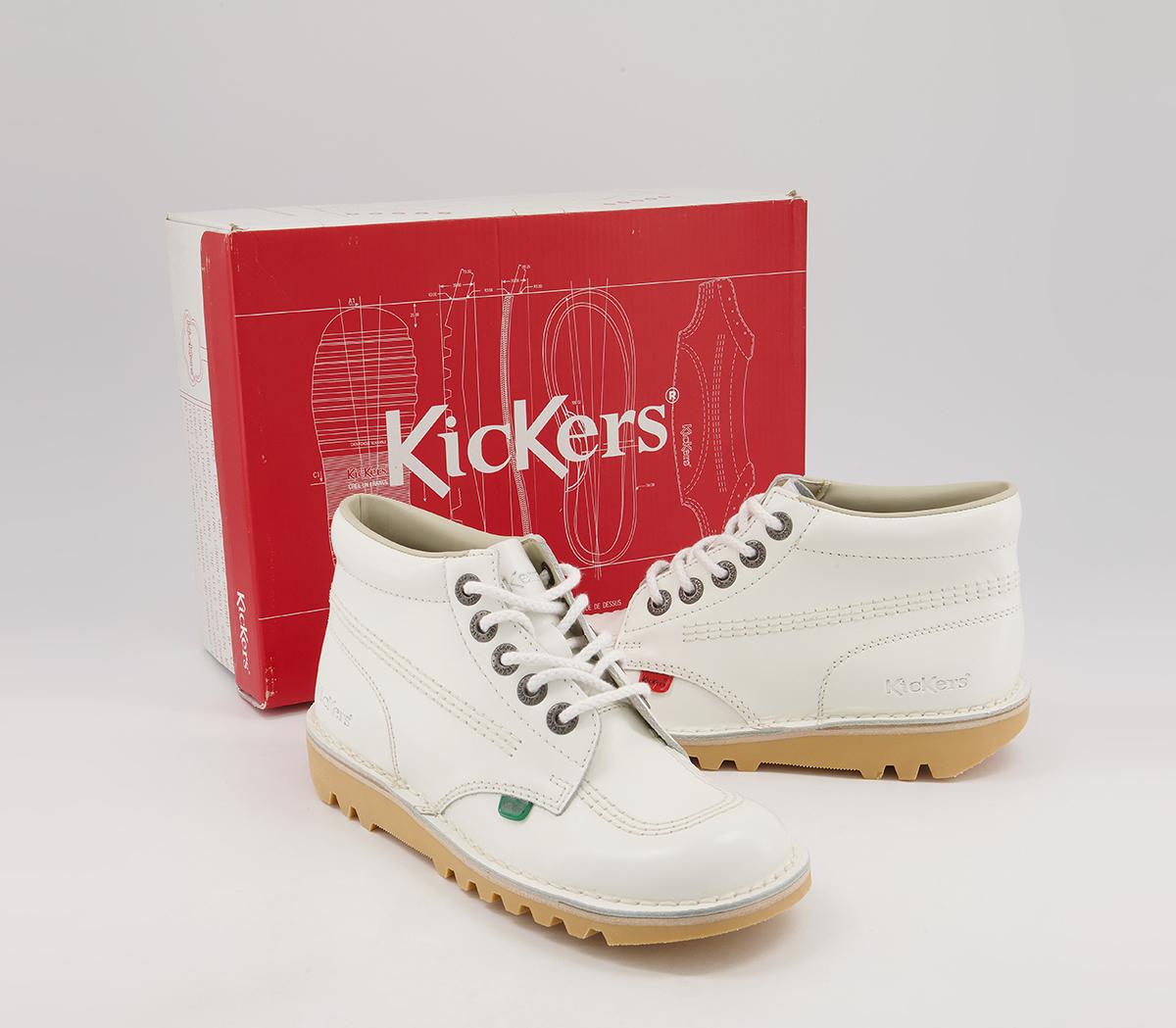 KickersKick Hi BootsWhite Leather