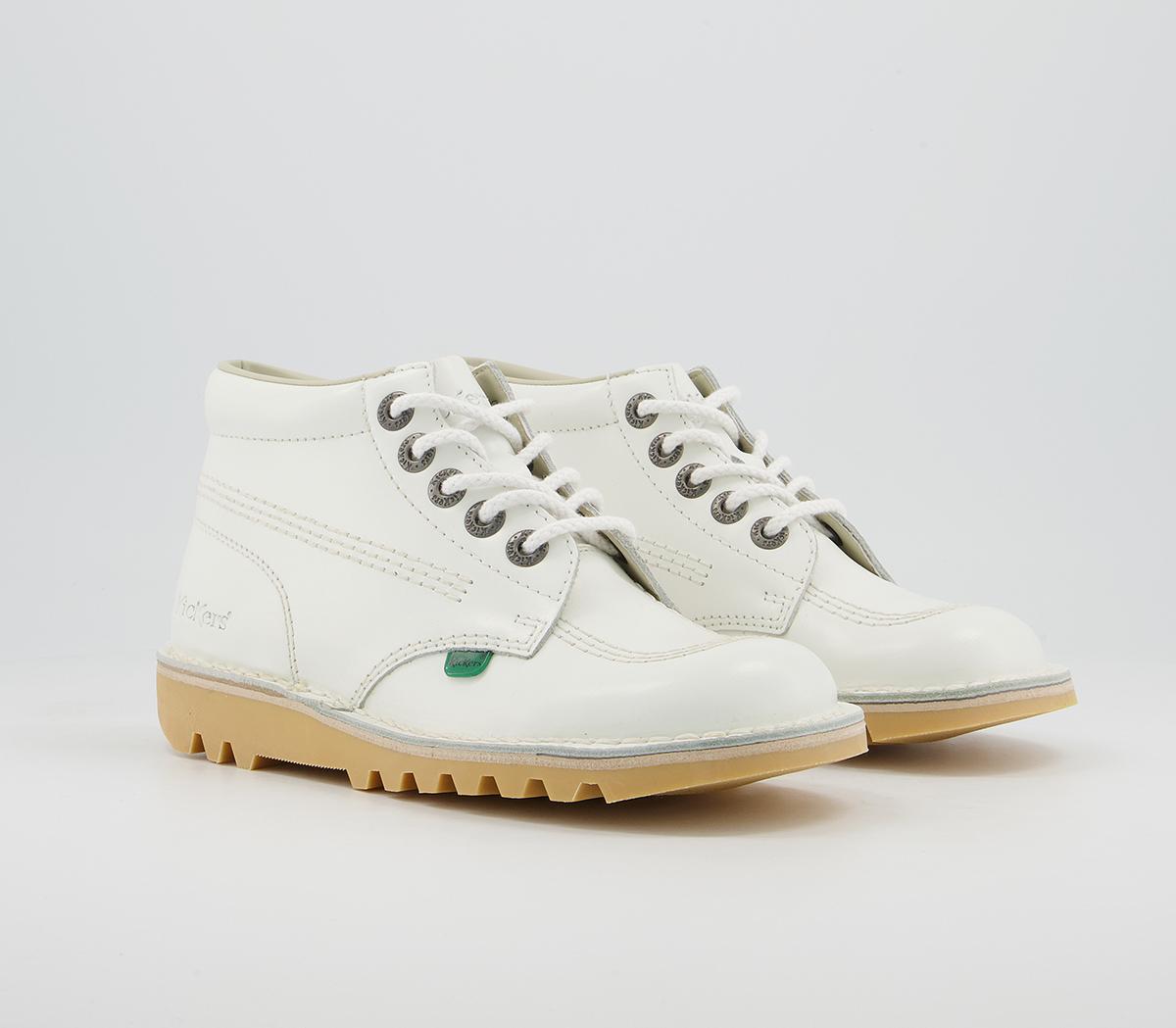 KickersKick Hi BootsWhite Leather