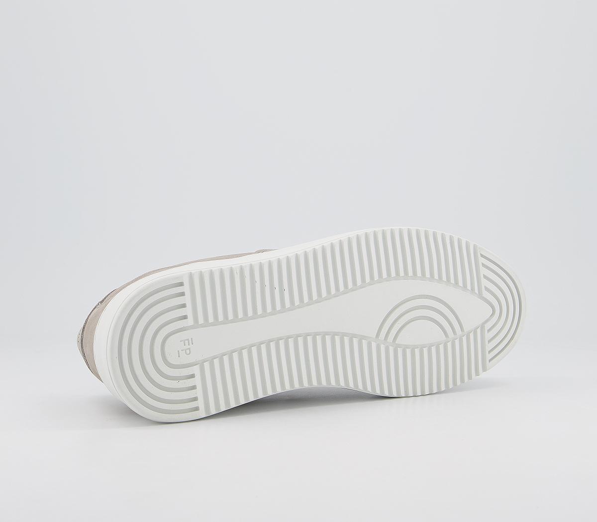 Filling Pieces Mondo 2.0 Ripple Trainers Filling Pieces Mondo 2.0 Ripple Trainers Grey White Nubuck