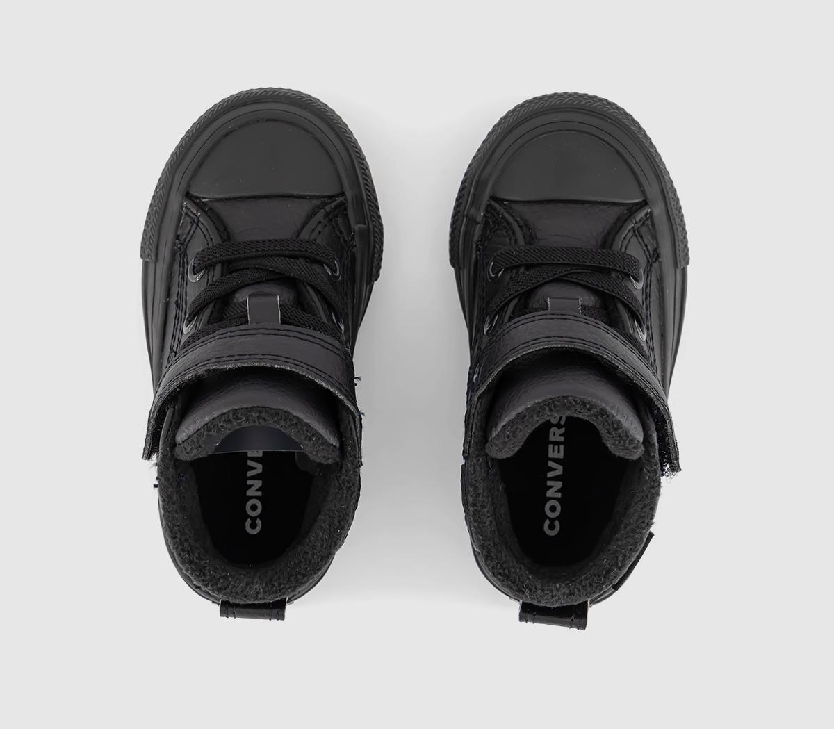 ConverseAll Star Hi 1vlace Infant Trainers Black