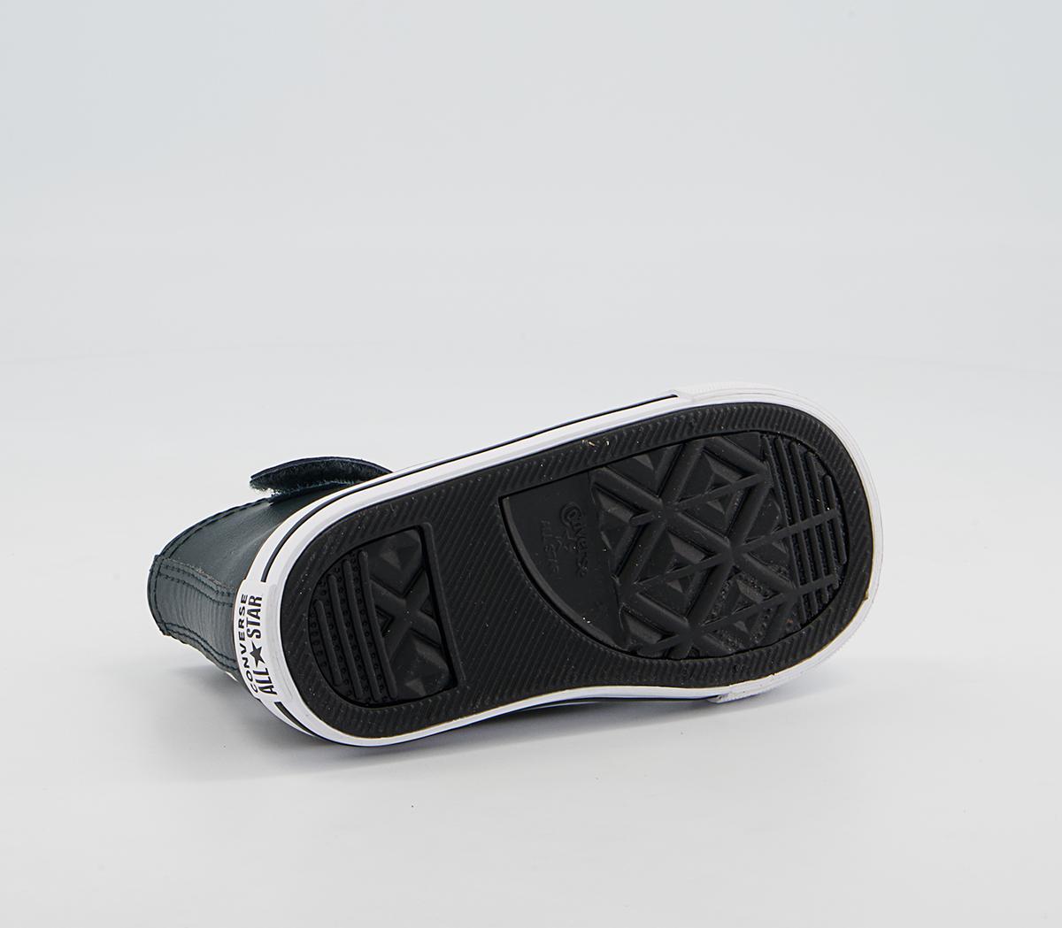 Converse All Star Hi 1vlace Trainers Converse All Star Hi 1vlace Trainers Seaweed White Black