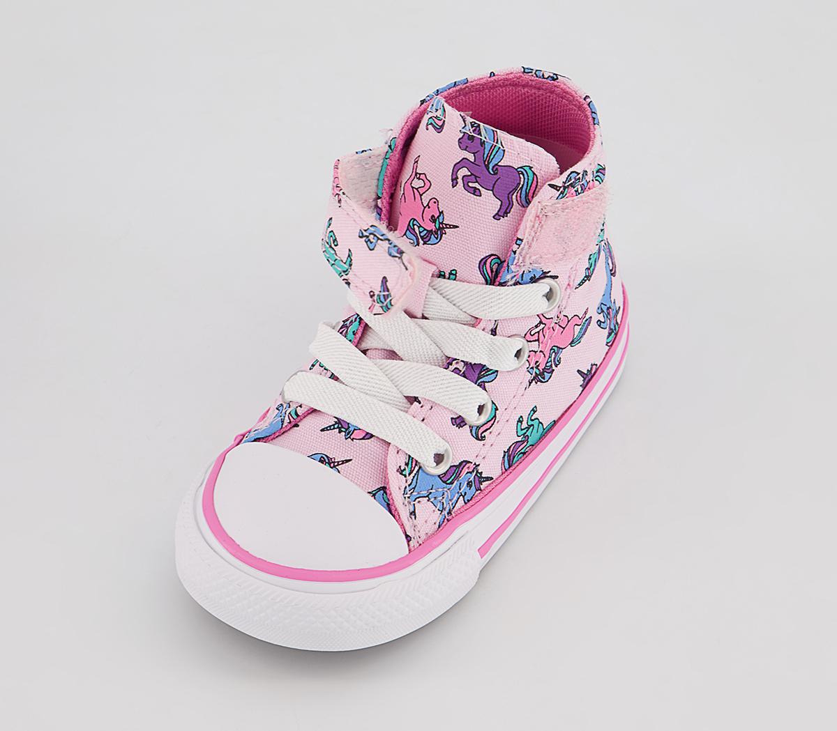 ConverseAll Star Hi 1vlace TrainersUnicorns Pink Foam University Blue Purple