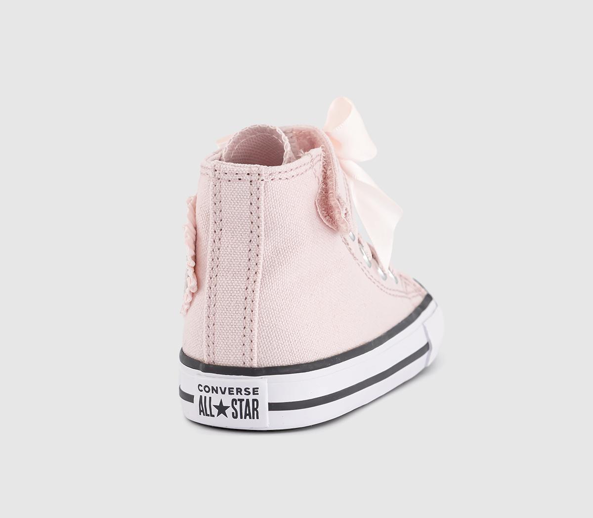 ConverseAll Star Hi 1VLace Toddler Trainers ConverseAll Star Hi 1VLace Toddler TrainersBlush Hush White Vamp Pyre Bow