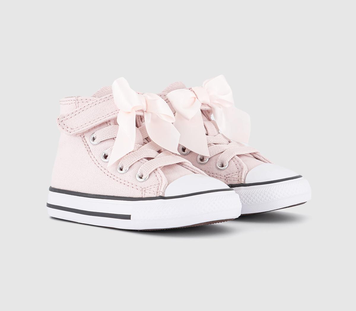 ConverseAll Star Hi 1VLace Toddler Trainers ConverseAll Star Hi 1VLace Toddler TrainersBlush Hush White Vamp Pyre Bow