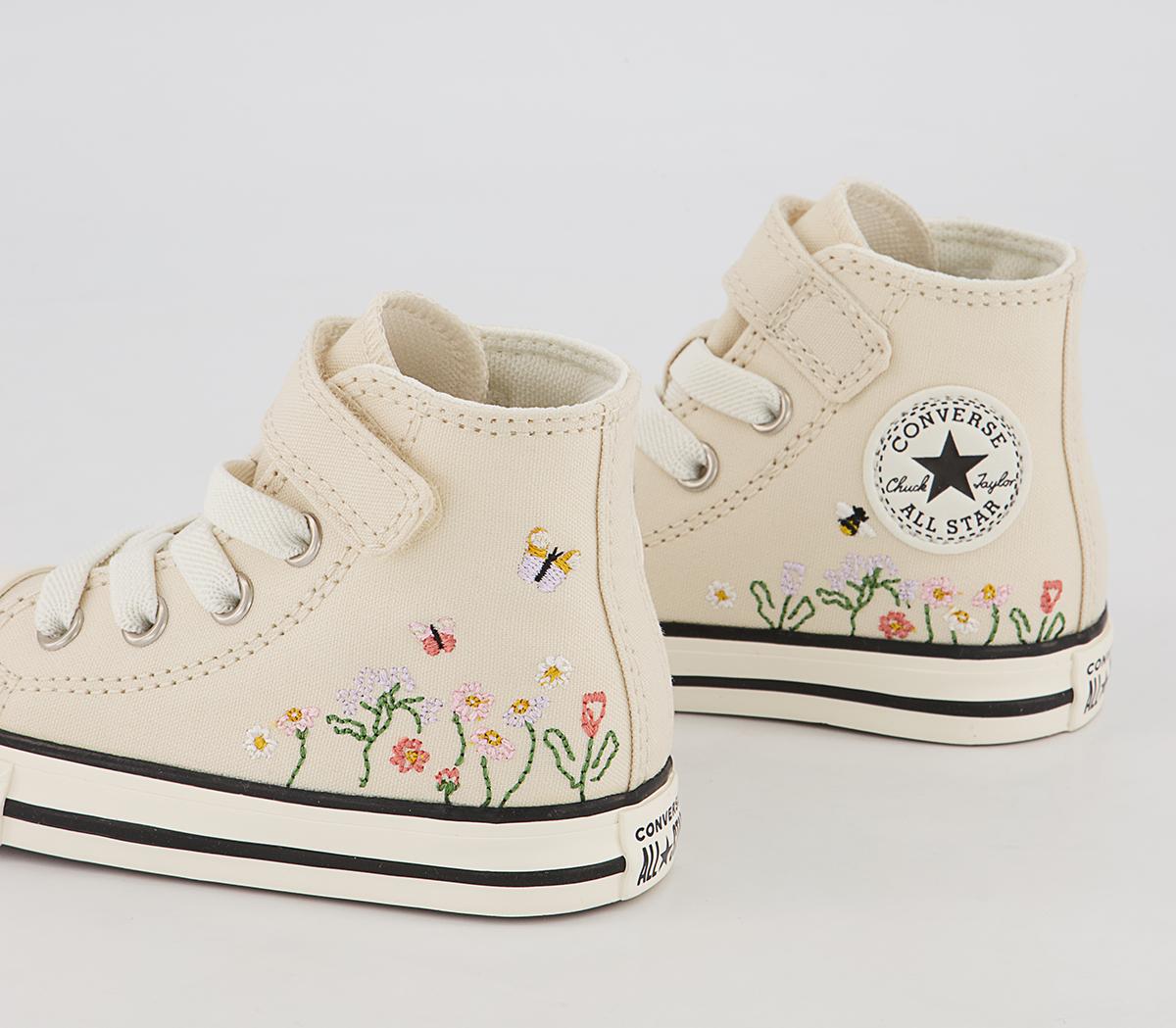 Converse All Star Hi 1vlace Trainers Converse All Star Hi 1vlace Trainers Natural Ivory White Black Things To Grow