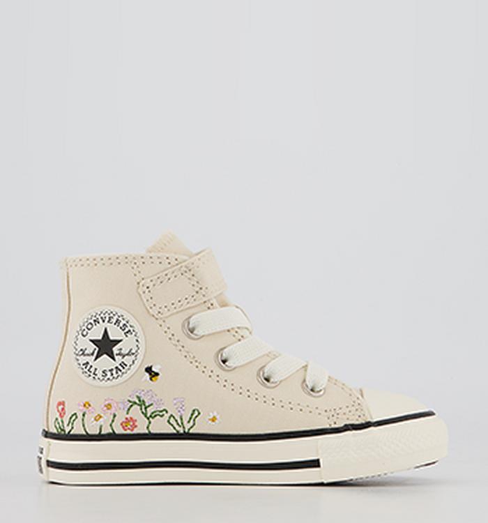 Converse All Star Hi 1vlace Trainers Natural Ivory White Black Things To Grow