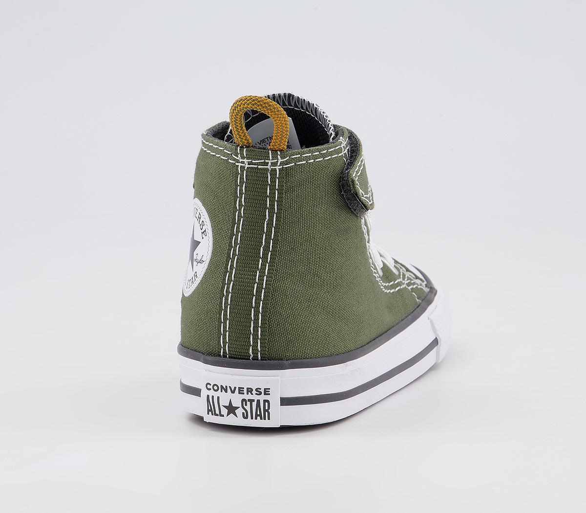 Converse All Star Hi 1vlace Trainers Converse All Star Hi 1vlace Trainers Field Surplus Storm Wind Fire