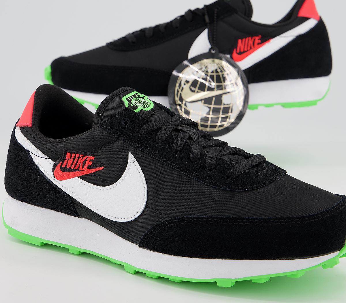 nike daybreak black and green