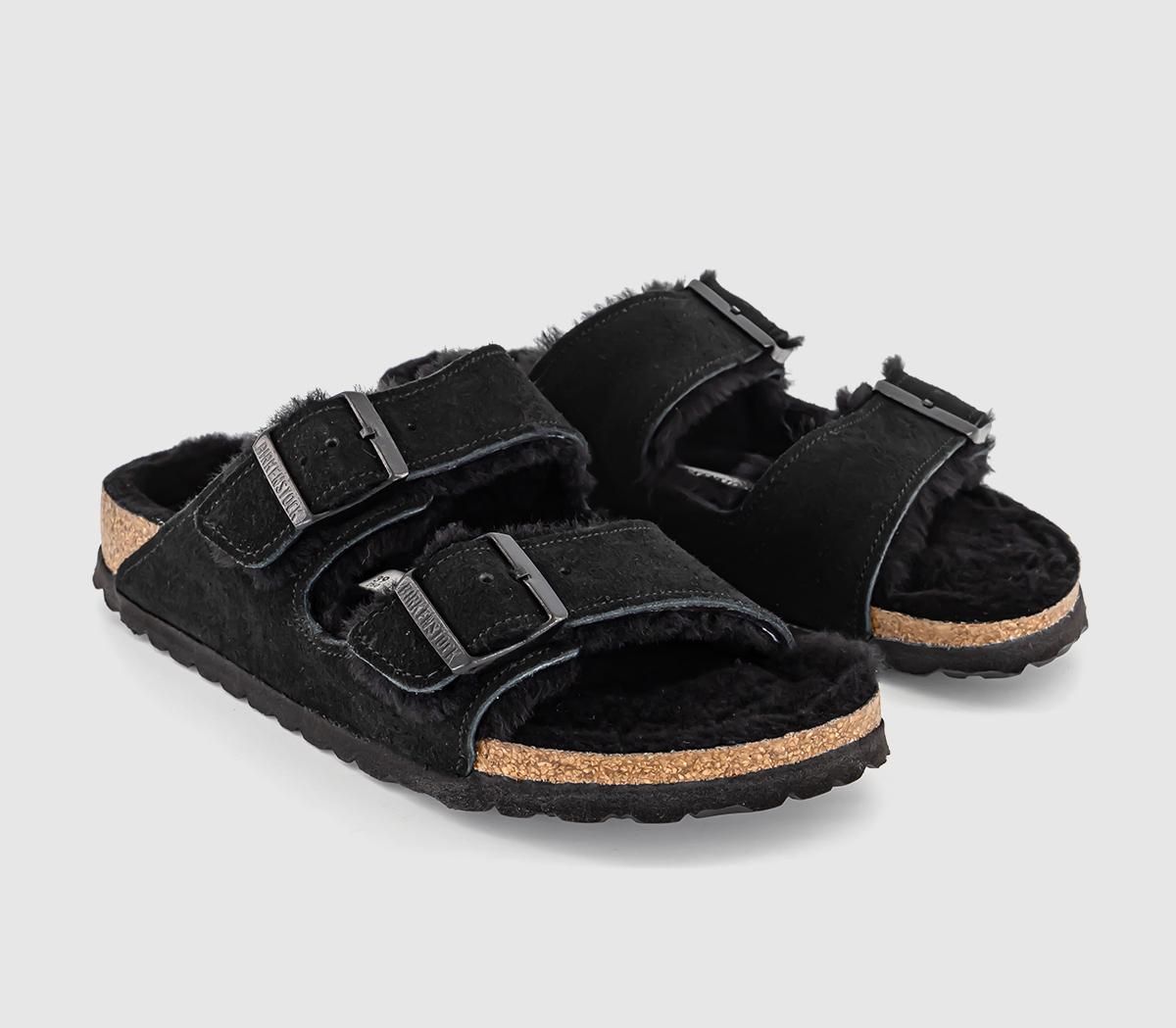 BIRKENSTOCKArizona Shearling SandalsBlack