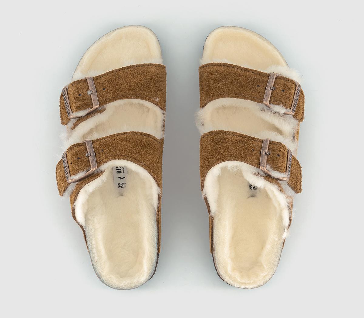 BIRKENSTOCKArizona Shearling Sandals BIRKENSTOCKArizona Shearling SandalsMink