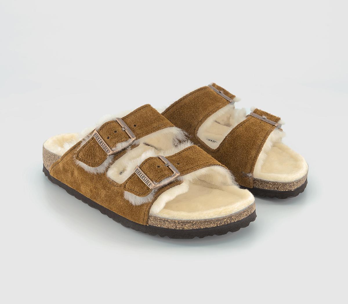 BIRKENSTOCKArizona Shearling Sandals BIRKENSTOCKArizona Shearling SandalsMink