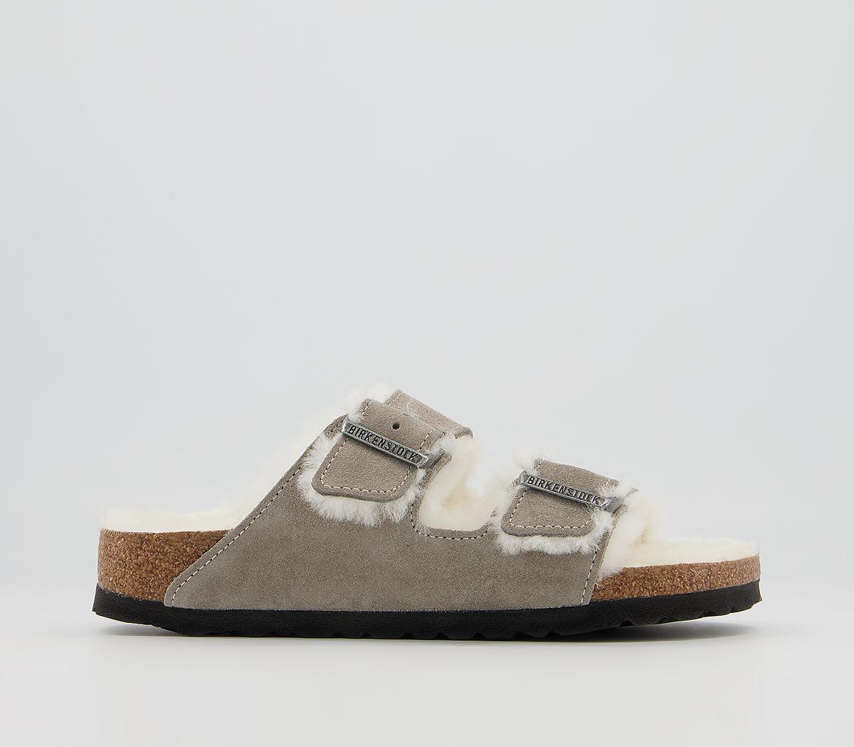 BIRKENSTOCKArizona Shearling SandalsStone Coin