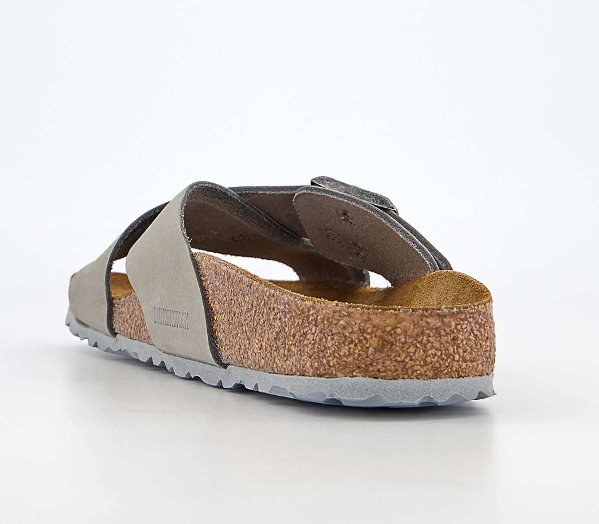 BIRKENSTOCK Siena Cross Strap Sandals BIRKENSTOCK Siena Cross Strap Sandals Dove Grey