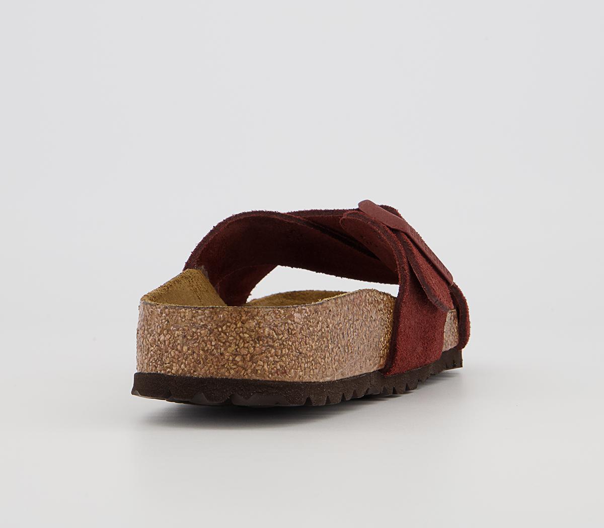BIRKENSTOCK Siena Cross Strap Sandals BIRKENSTOCK Siena Cross Strap Sandals Chocolate