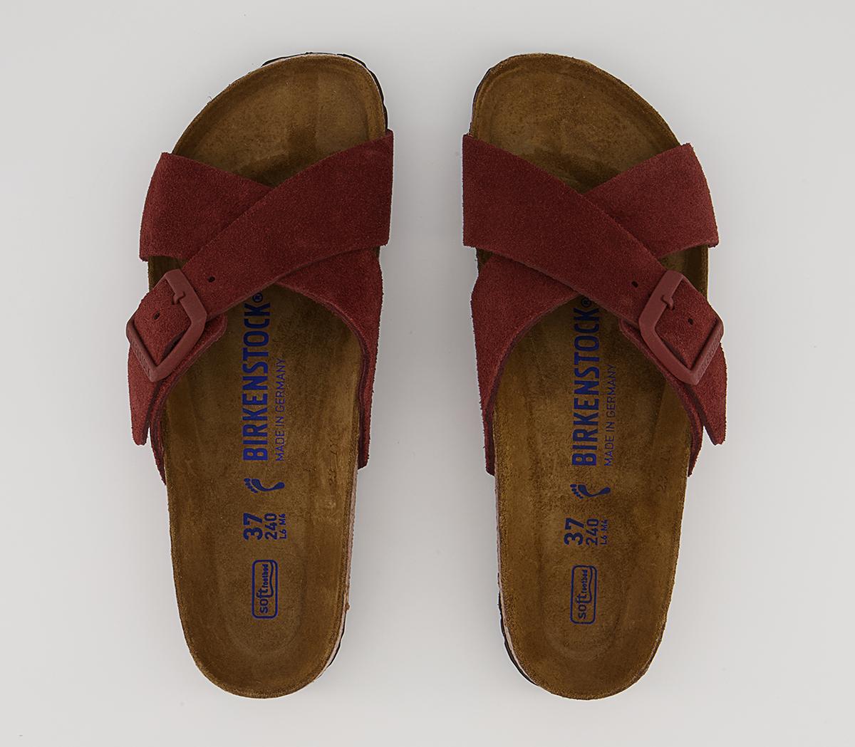 BIRKENSTOCK Siena Cross Strap Sandals BIRKENSTOCK Siena Cross Strap Sandals Chocolate
