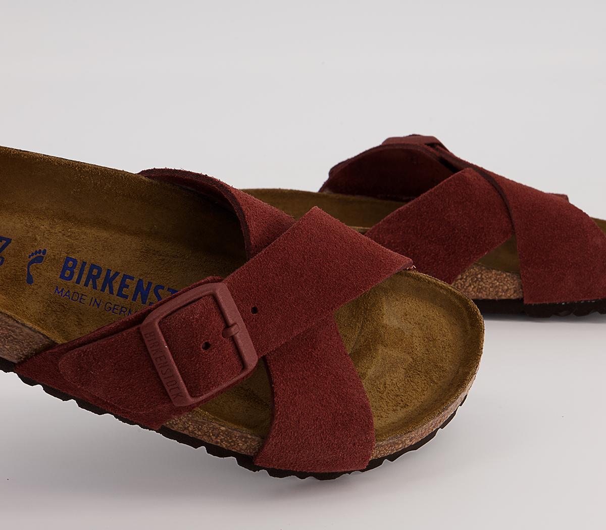 BIRKENSTOCK Siena Cross Strap Sandals BIRKENSTOCK Siena Cross Strap Sandals Chocolate