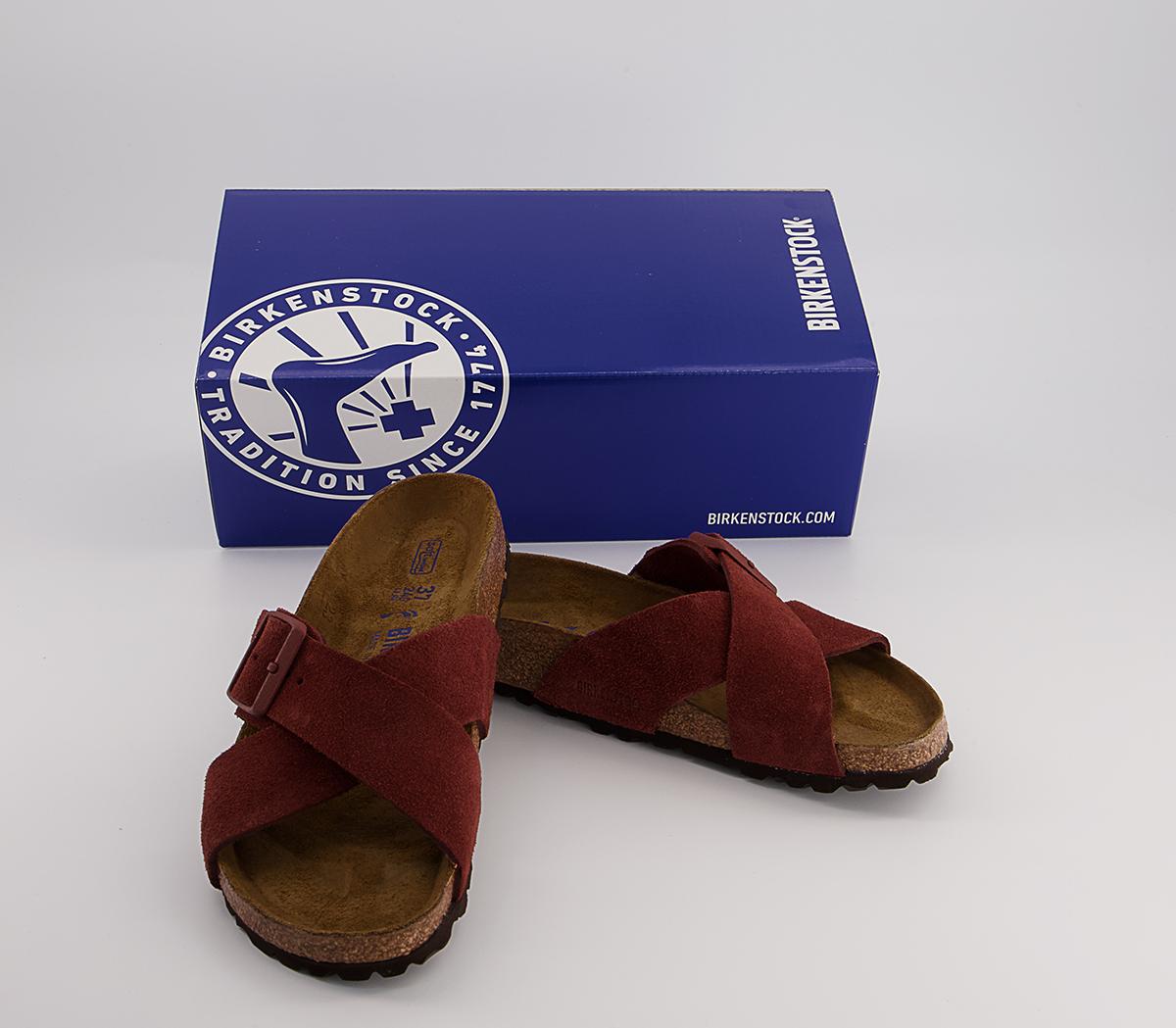 BIRKENSTOCK Siena Cross Strap Sandals BIRKENSTOCK Siena Cross Strap Sandals Chocolate