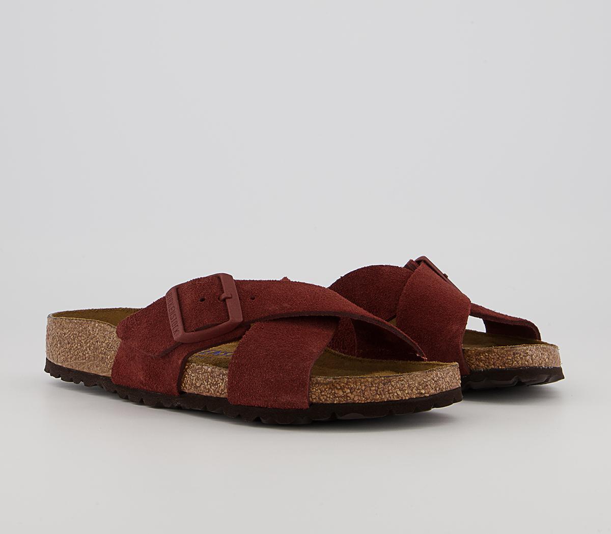 BIRKENSTOCK Siena Cross Strap Sandals BIRKENSTOCK Siena Cross Strap Sandals Chocolate