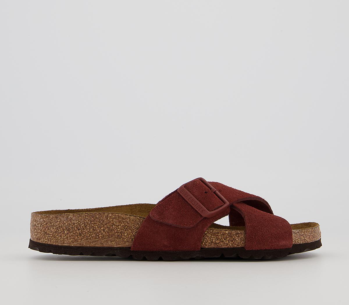 BIRKENSTOCK Siena Cross Strap Sandals BIRKENSTOCK Siena Cross Strap Sandals Chocolate