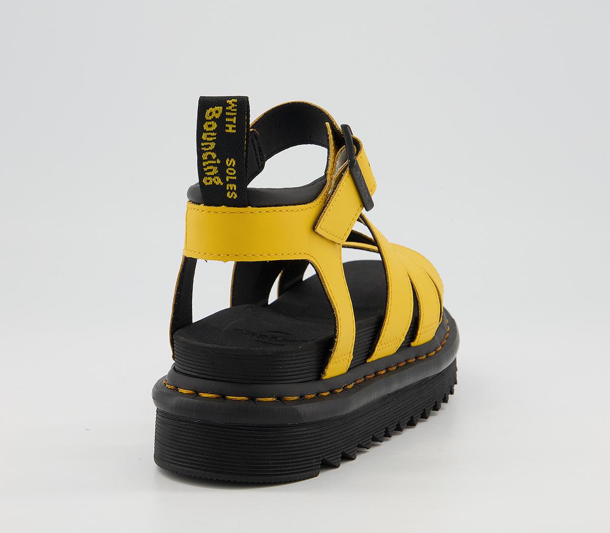 ★韓国人気★DR.MARTENS★Blaire Dms Yellow Hydro Dr. Martens Women's Blaire Hydro Leather Sandals | Dick's