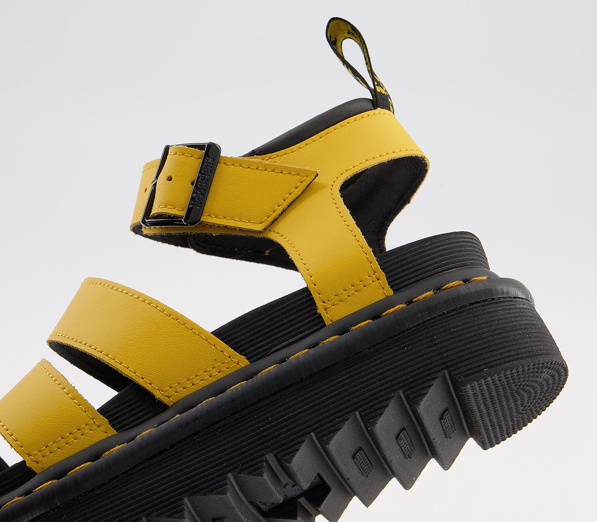 [DR.MARTENS] Blaire Dms Yellow Hydro ☆ Dr. Martens Blaire Sandals Dms Yellow - Women's Sandals
