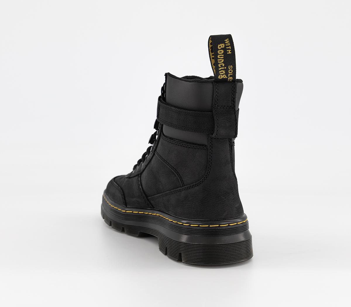 Martens Combs Tech Boots Black Wyoming Men's Boots