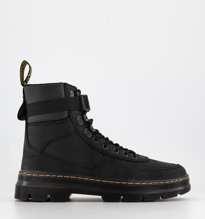 Dr. Martens Combs Tech Boots Black Wyoming