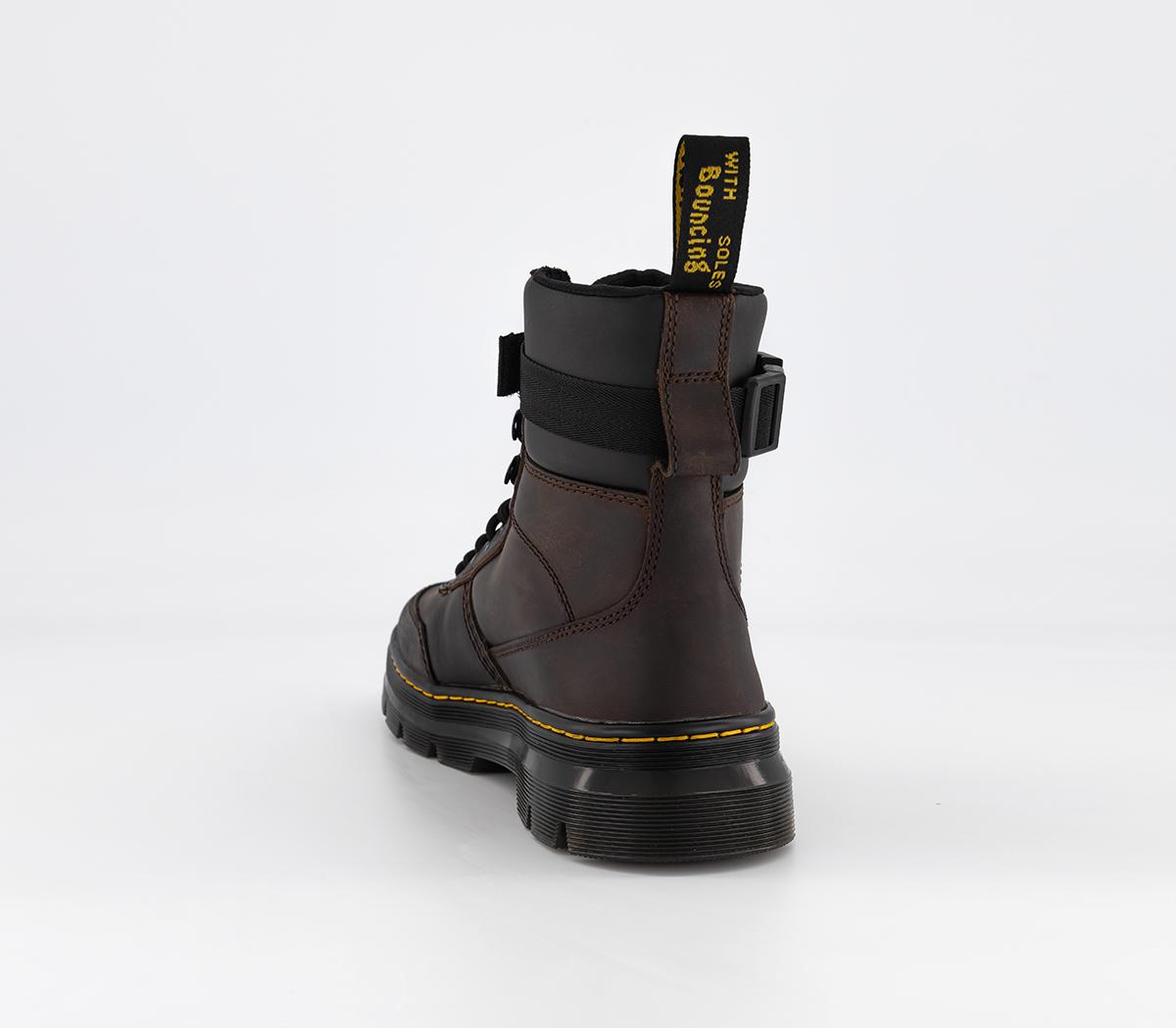 Dr. MartensCombs Tech BootsDark Brown Crazy Horse