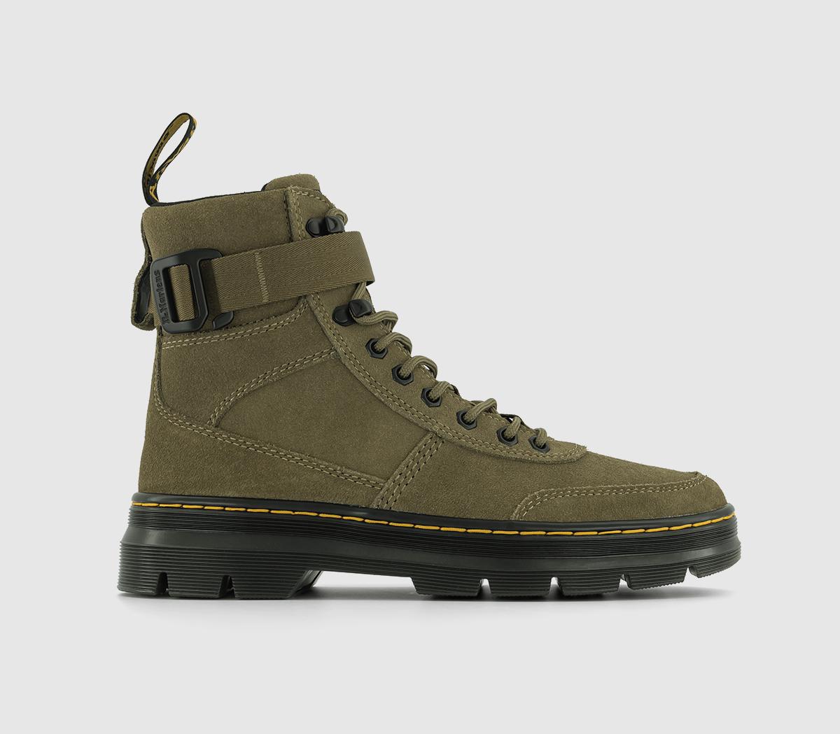 Dr. MartensCombs Tech BootsDms Olive Eh Suede