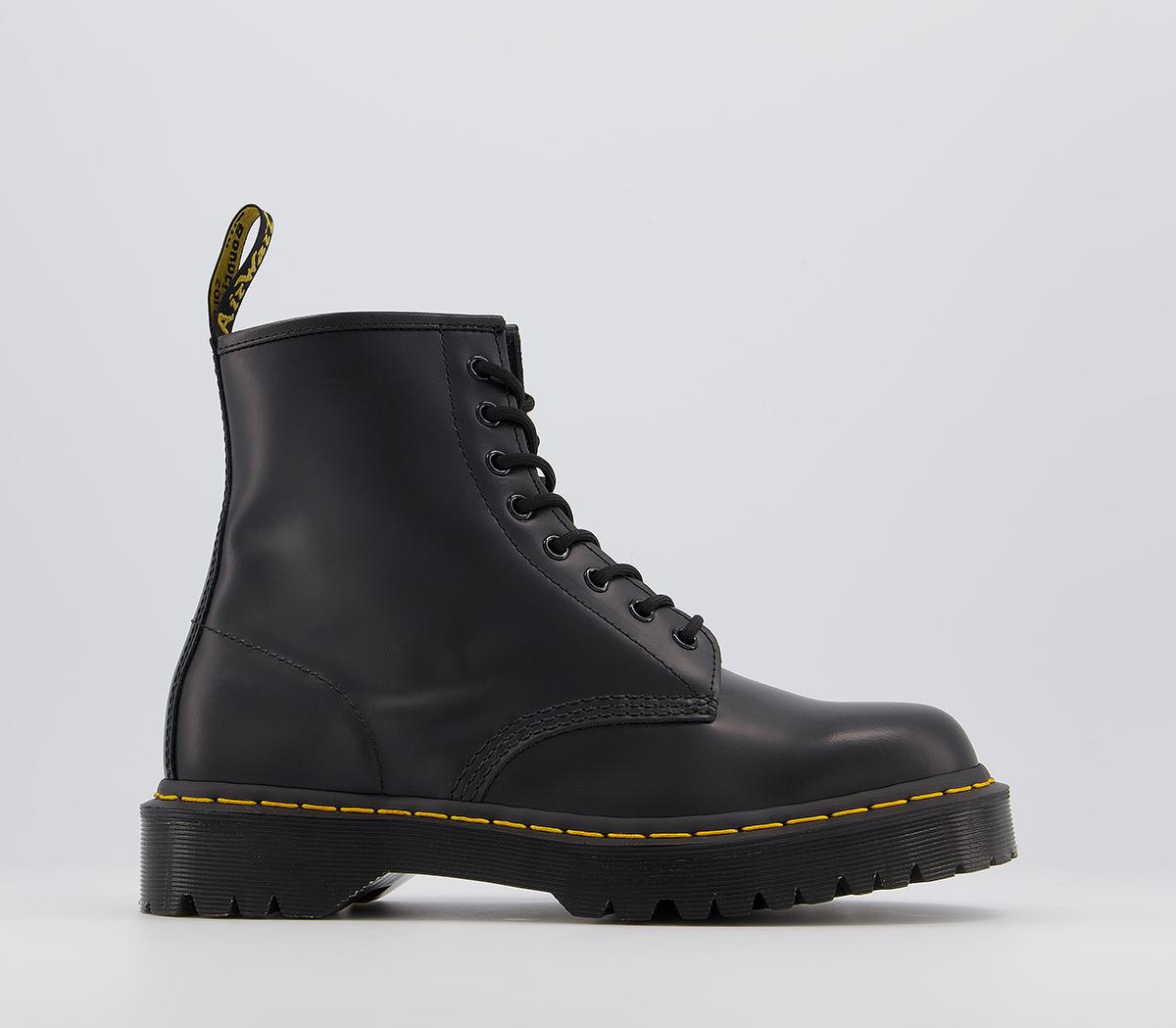 1460 Black Leather Plain Classic Bex Boots
