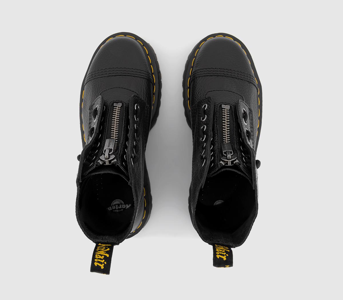 Dr. MartensSinclair Zip Platform BootsBlack Milled Leather