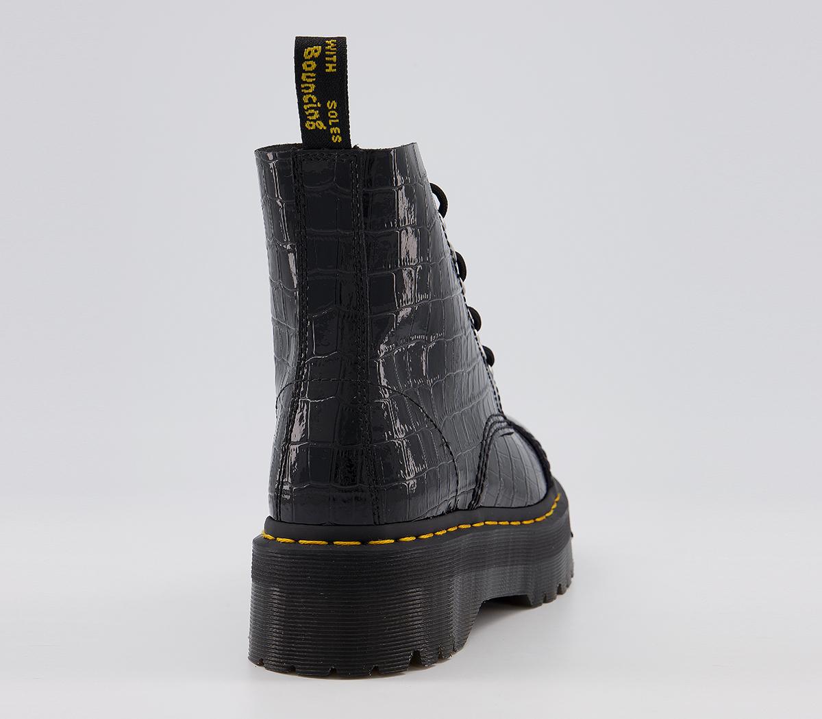 Dr. Martens Sinclair Zip Boots Dr. Martens Sinclair Zip Boots Black Croc Emboss