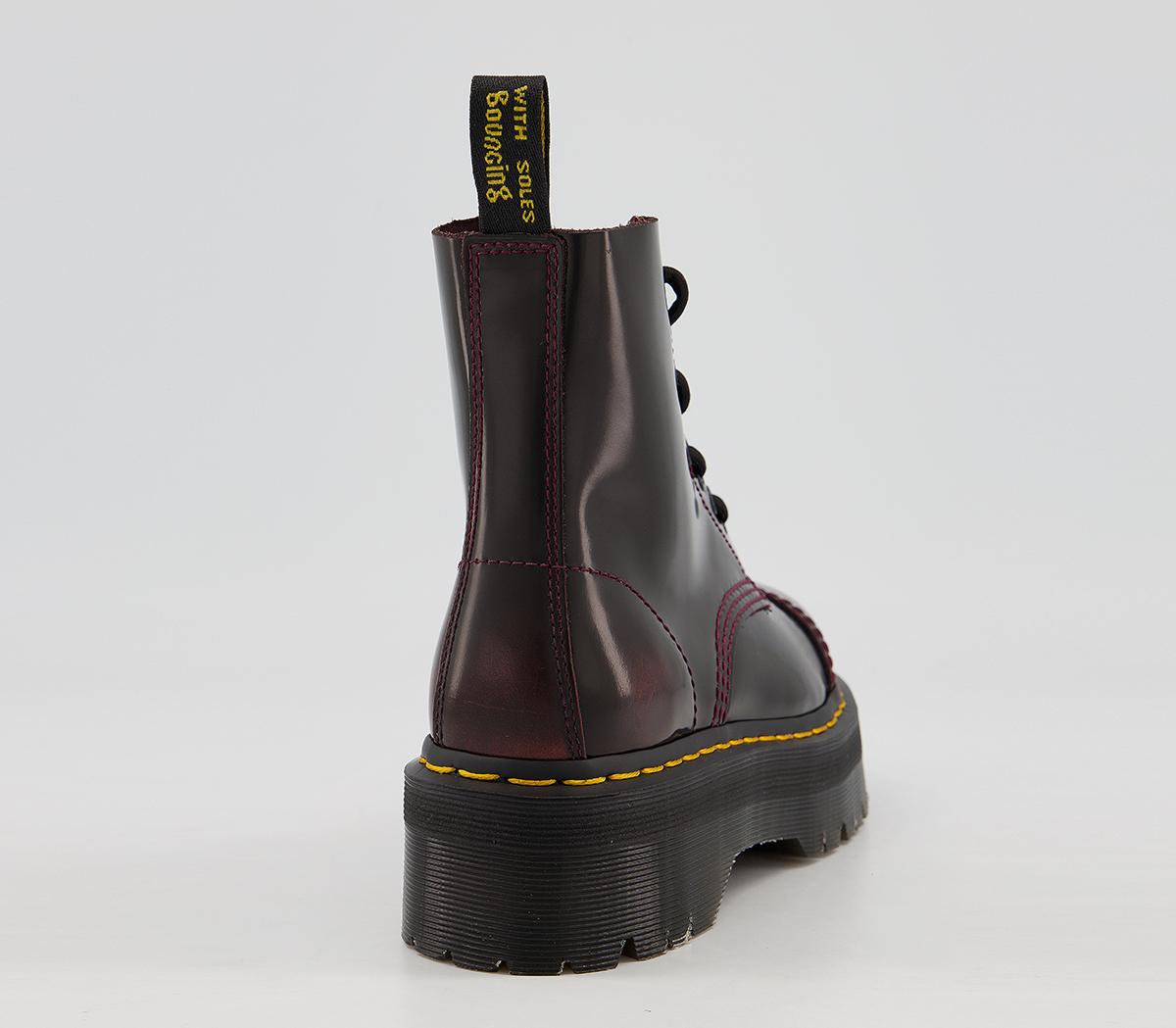 【Cherry】 WMNS) Crocs Classic Platform Clogs 'Dark Cherry' 206750-6WD