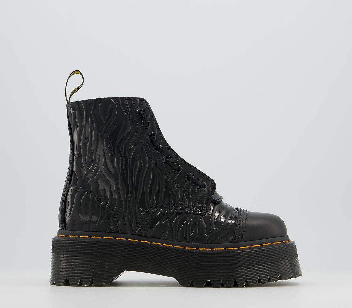 Dr martens 2025 zebra shoes