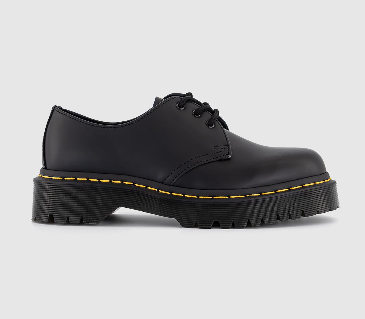 Dr. Martens Womens Bex 3 Eye Shoes Black, 4