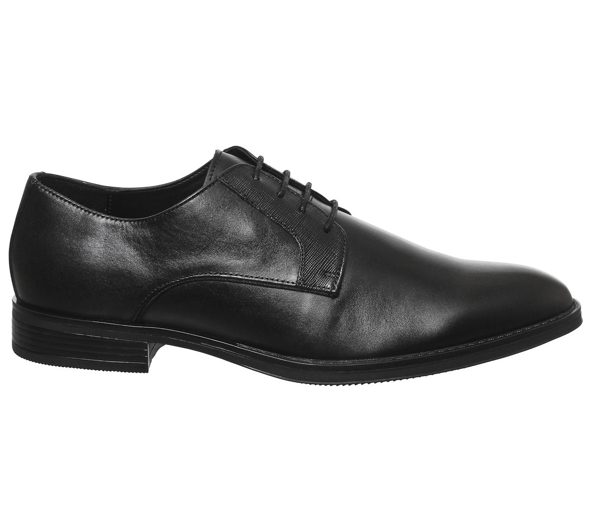 OFFICEMarker Gibson Smart ShoesBlack Leather