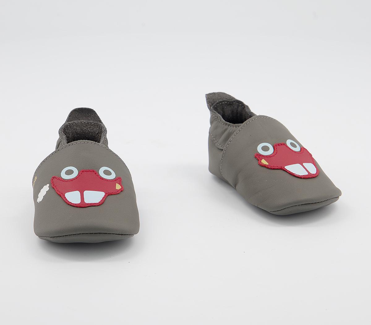 Bobux Soft Sole Crib Shoes Bobux Soft Sole Crib Shoes Grey Car