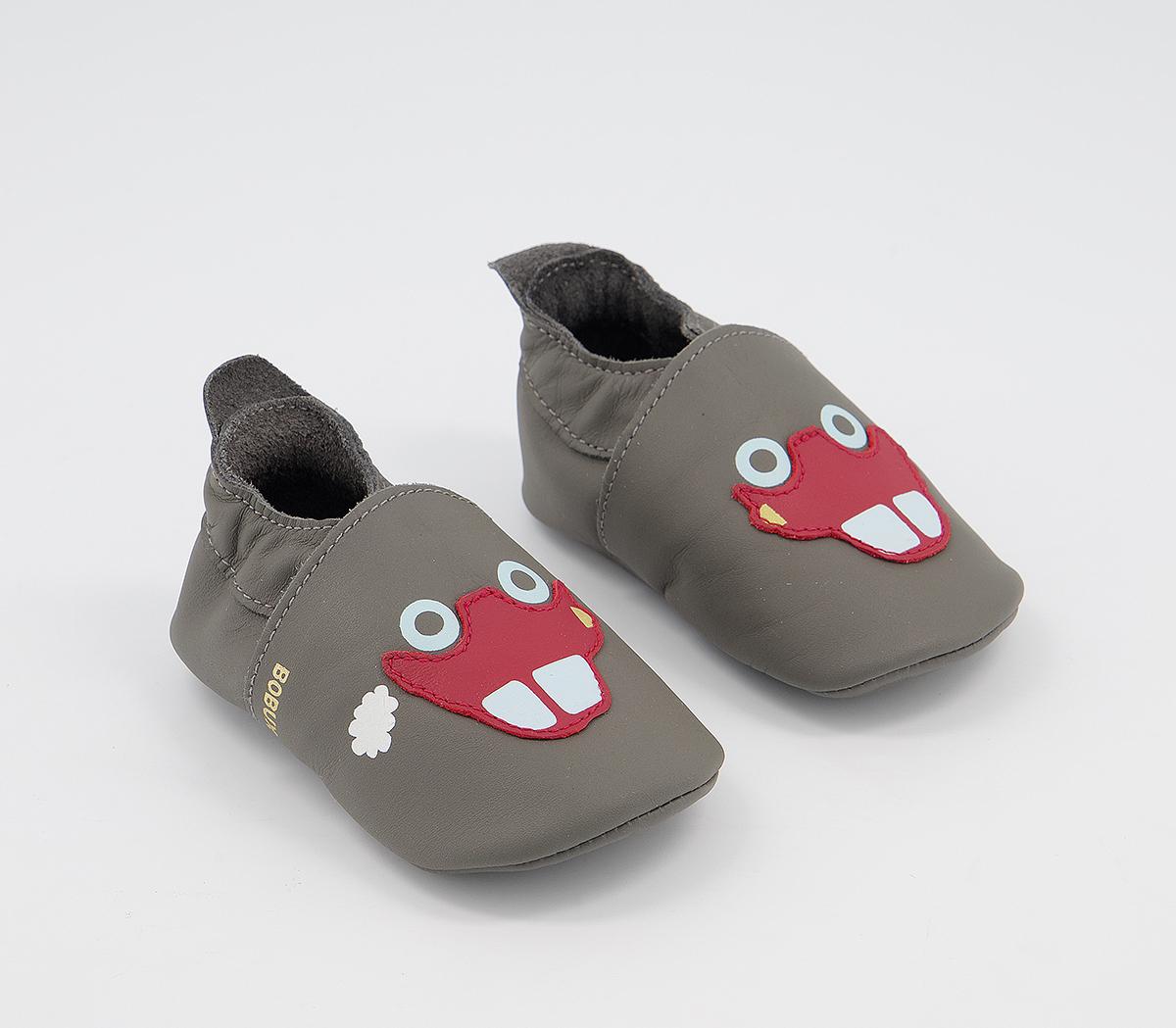 Bobux Soft Sole Crib Shoes Bobux Soft Sole Crib Shoes Grey Car