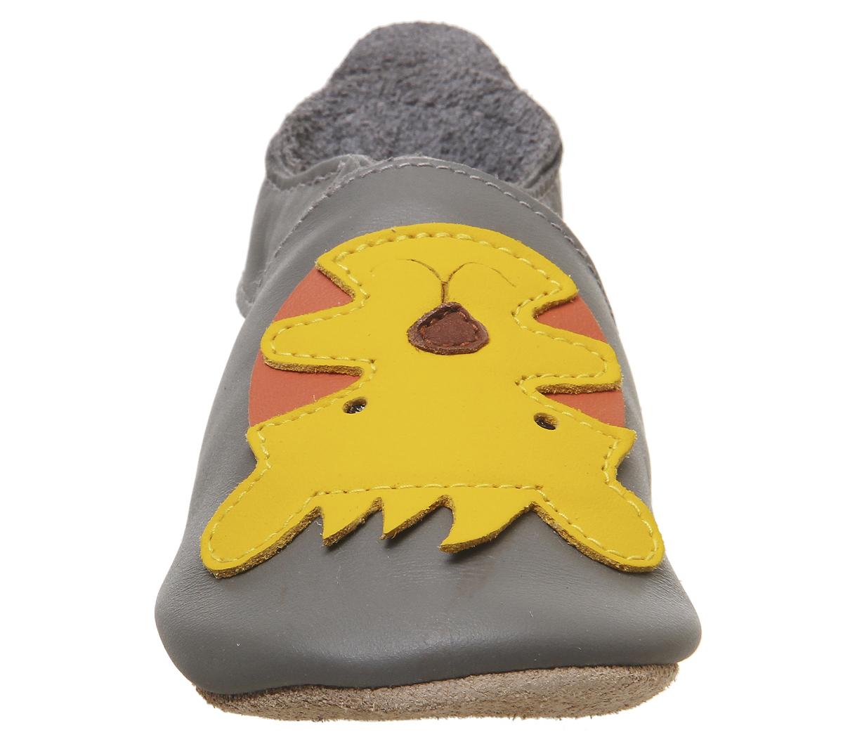 Bobux Soft Sole Crib Shoes Bobux Soft Sole Crib Shoes Grey Tiger