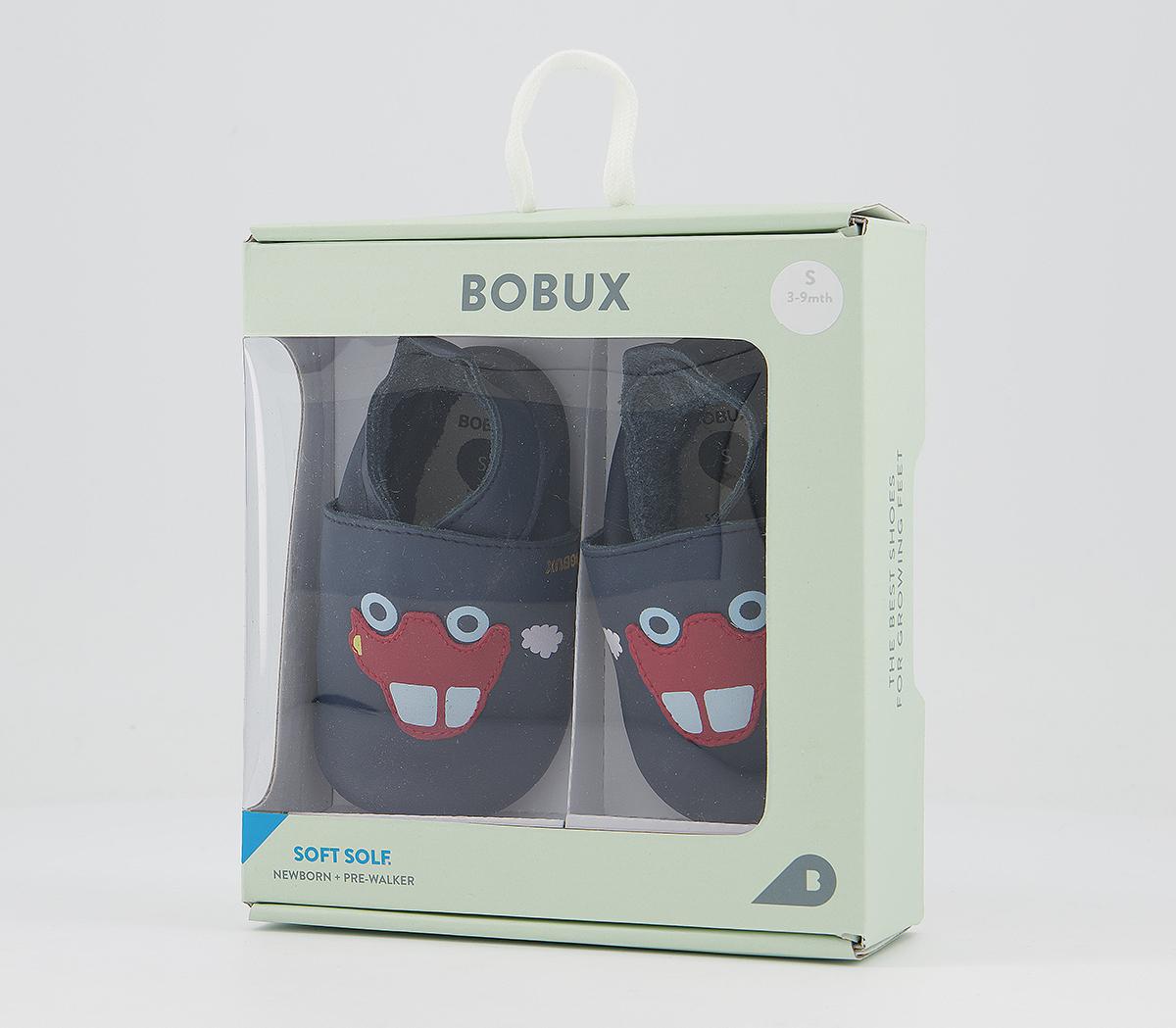 Bobux Soft Sole Crib Booties Bobux Soft Sole Crib Booties Navy Car