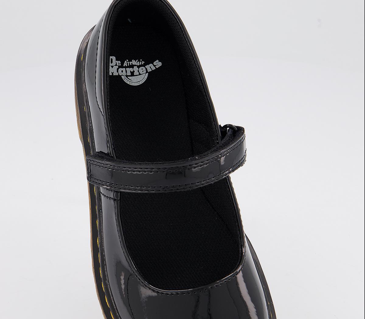 Dr. MartensMaccy Mary Jane Kids ShoesBlack Patent