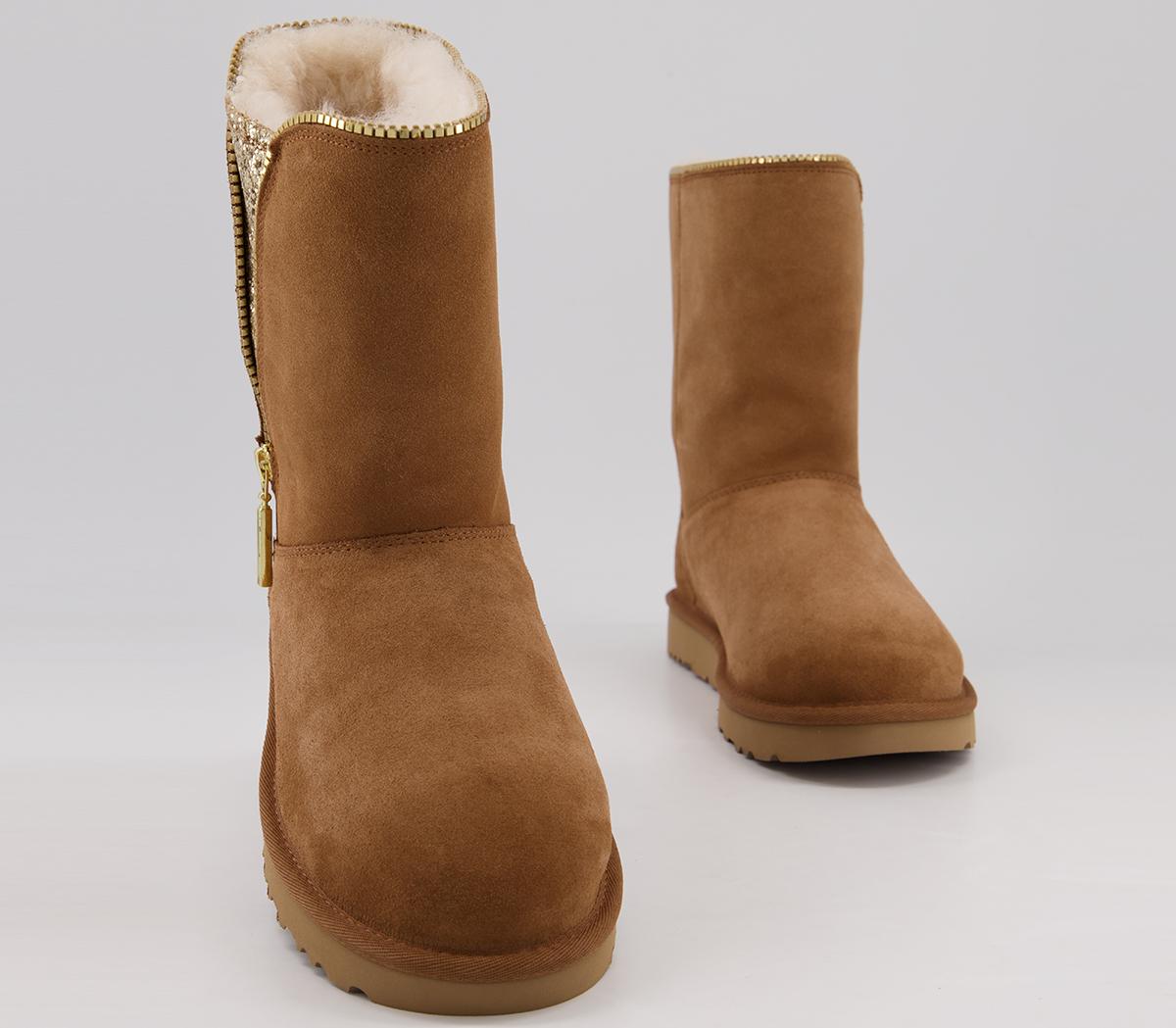 UGGClassic Zip BootsChestnut Gold